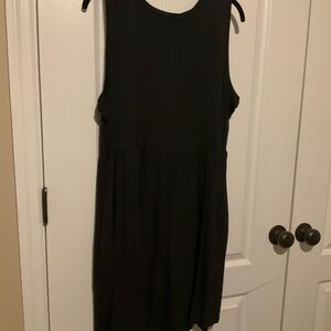 Casual Black Sleeveless Dress
